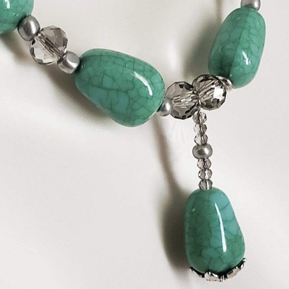 Turquoise color necklace (NEW) - Picture 4 of 4